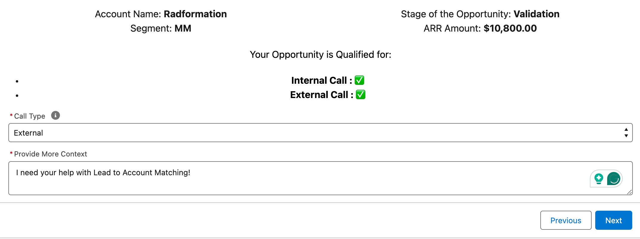 Salesforce flow detail
