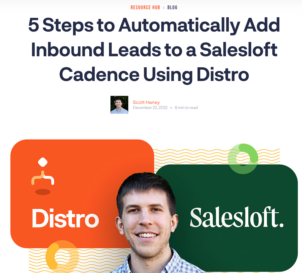 Salesloft scheduling feature