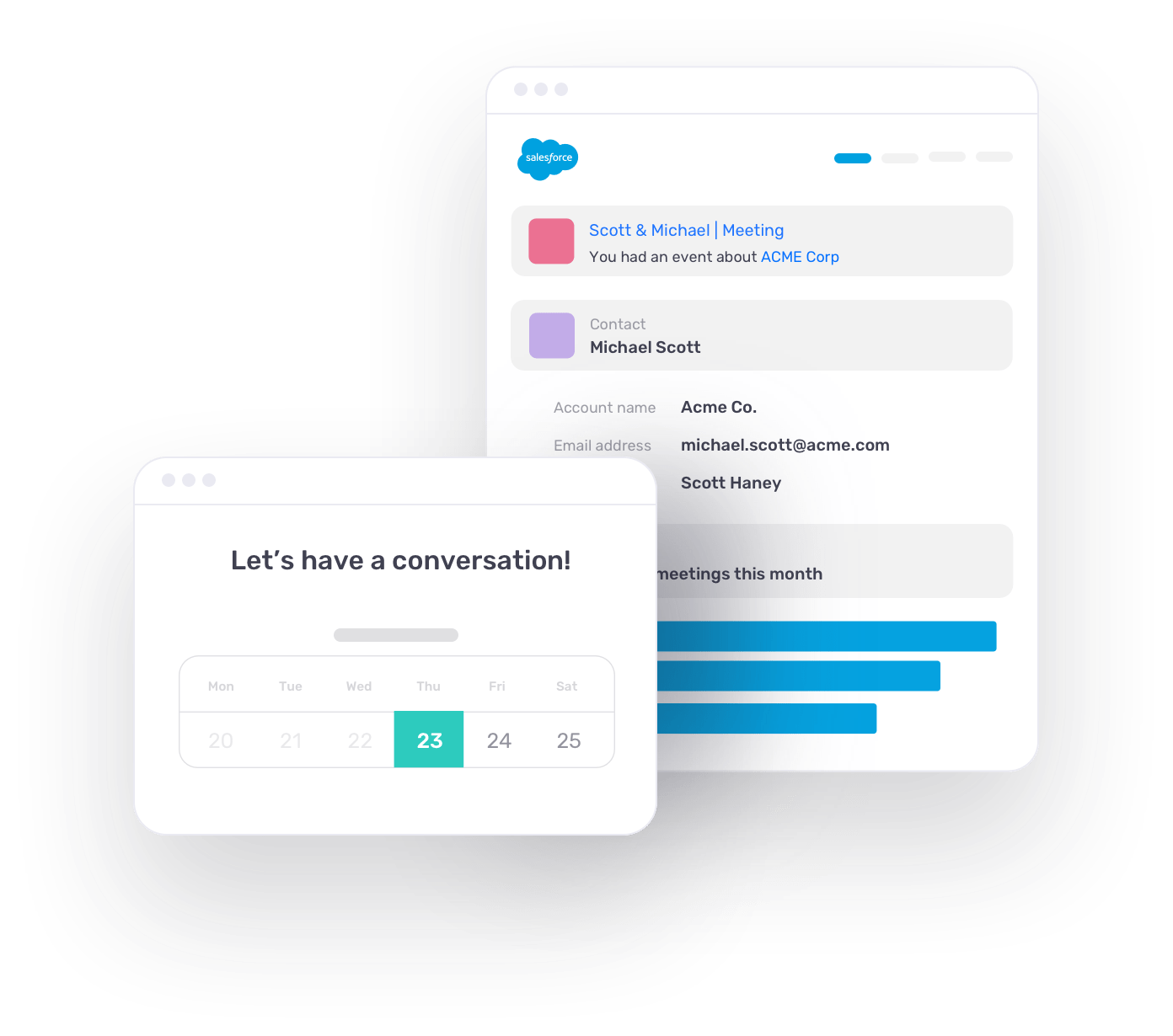 Chili Piper Salesforce Integration features