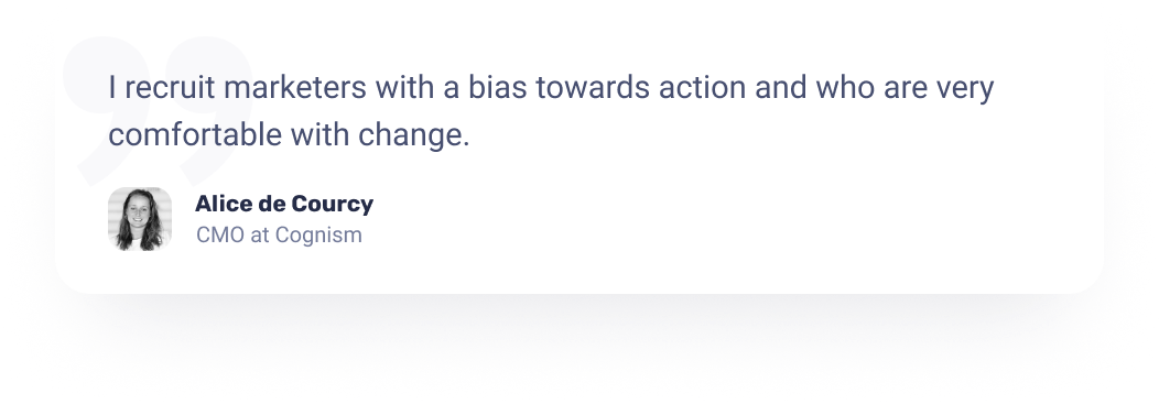 Alice de Courcy, CMO at Cognism