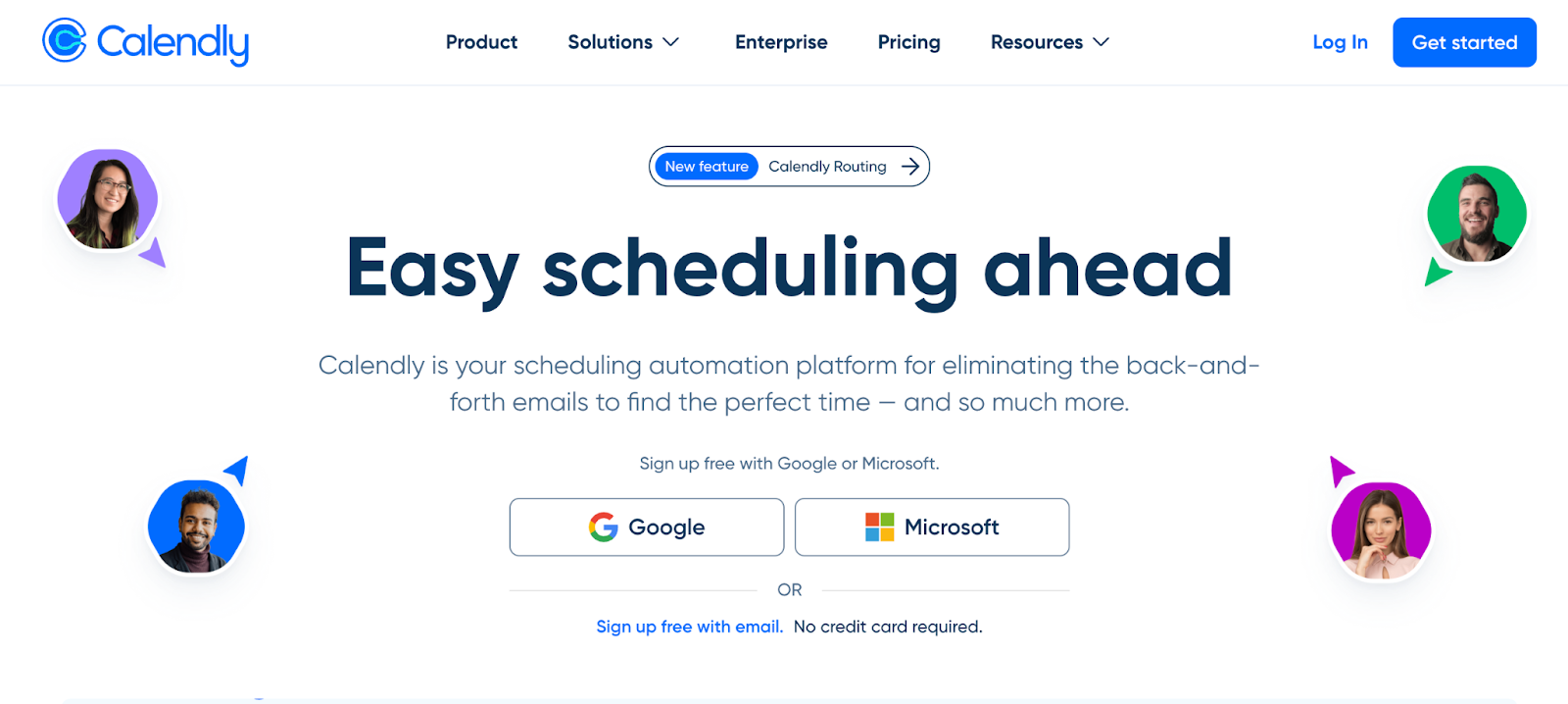 Calendly interface