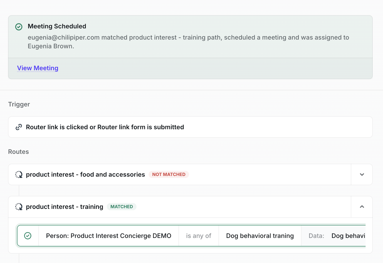 Concierge Logs screenshot