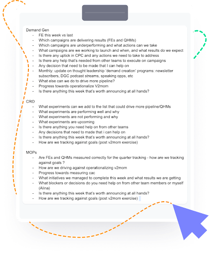 Async report template