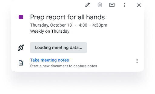 Weekly calendar reminder for sharing highlights