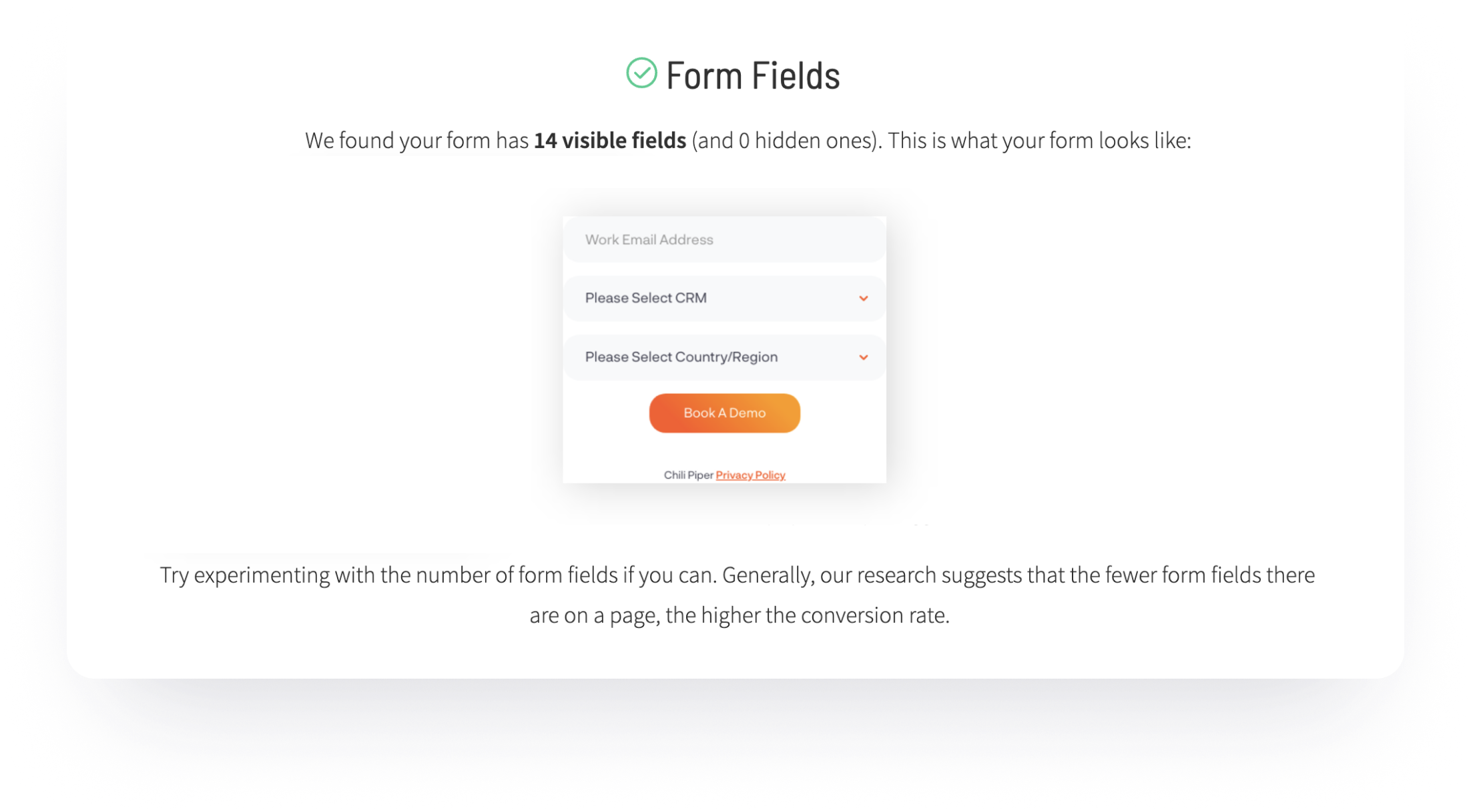 Unbounce landing page analysis tool