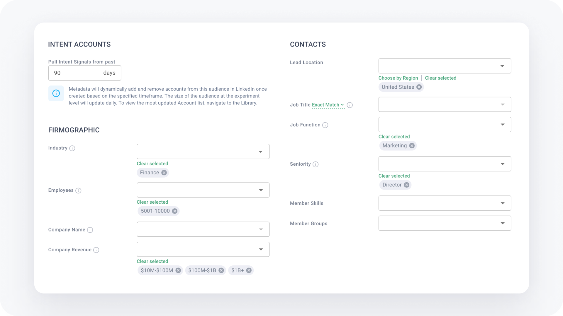 Metadata platform integration with G2