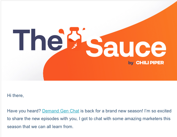 Newsletter example