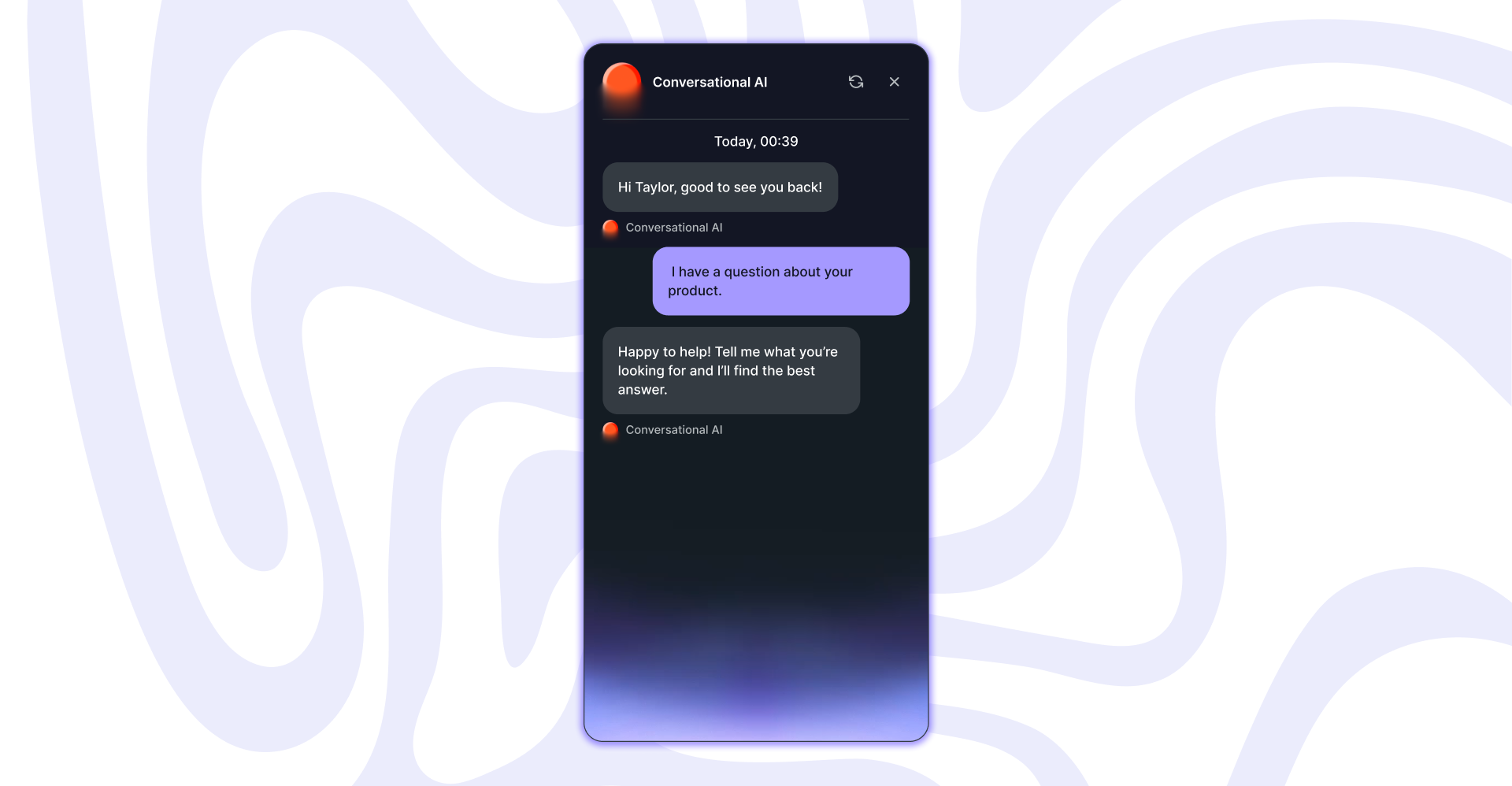 Conversational AI customer support