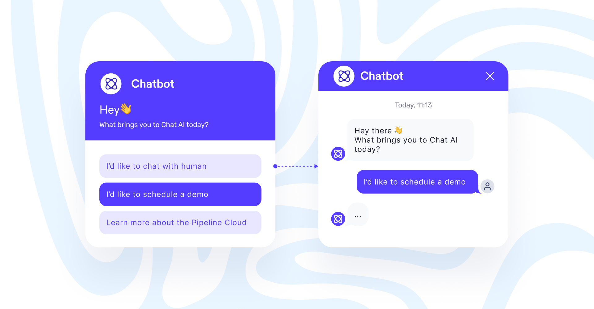 How traditional chatbots work