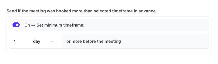 Customizing reminder email settings