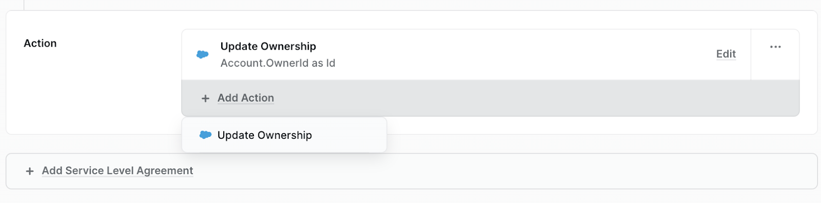 Multiple field updates within a route