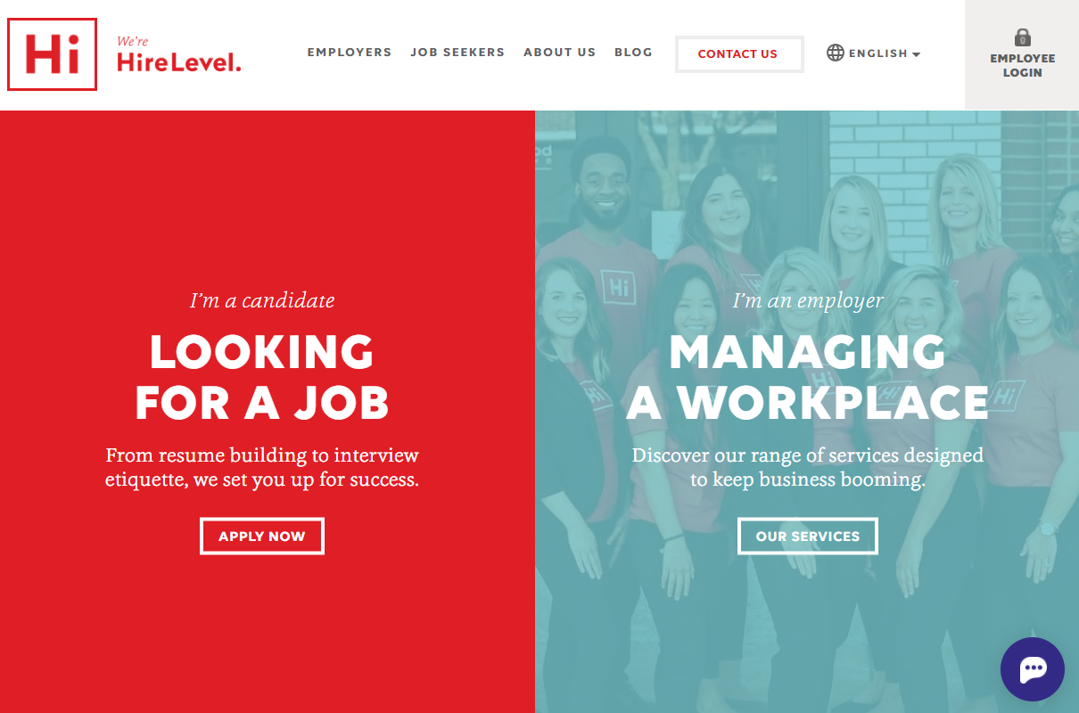 Website structure and navigation example