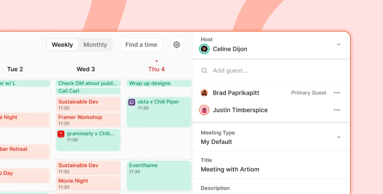Add co-workers to meetings