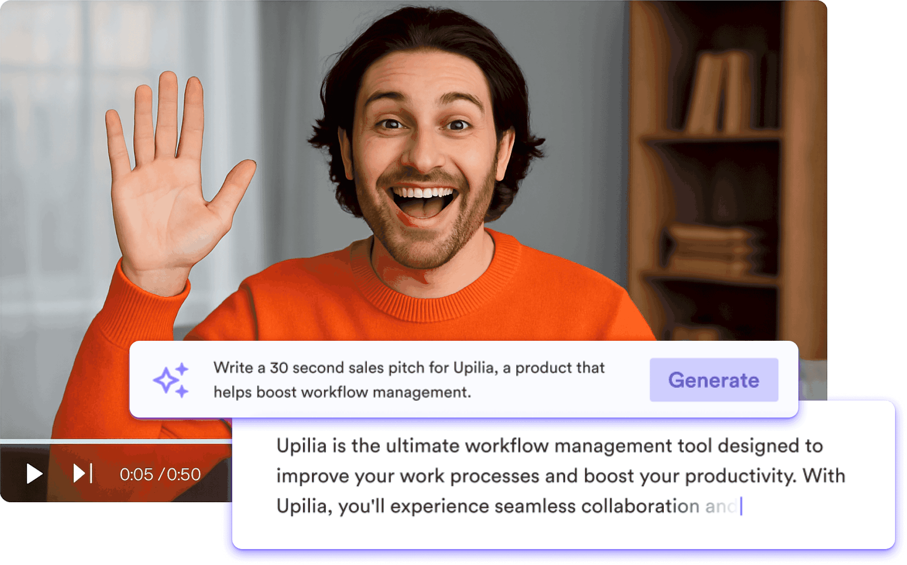 Fully automated video outreach